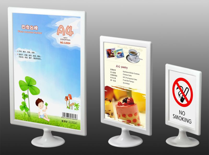 供應(yīng)RBD/裝得快四季臺(tái)牌,酒店客房用品臺(tái)面展示牌,ABS臺(tái)卡 A4